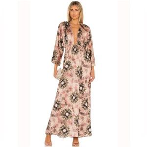Revolve - MISA Los Angeles Bardot Tenerife tie dye maxi dress